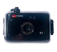 Anton K1, fotocamera da 35 mm con custodia subacquea Nero