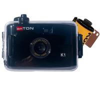 Anton K1 - Pellicola ricaricabile per piccoli fotogrammi riutilizzabili, 35 mm, con pellicola per immagini a colori + custodia subacquea