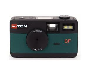 Anton K1 Screen Free, fotocamera digitale senza display, inclusa scheda Micro SD da 4 GB verde