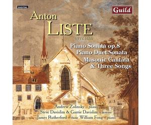 Anton Liste Piano Sonata in A (Zolinsky, Fong) (CD) Album
