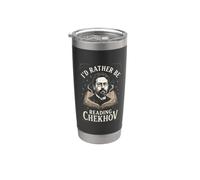 Anton Pavlovich Cechov Bicchiere termico in acciaio inox doppia parete