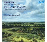 Anton Stepanovich Ar Arensky: Piano Trio in D Minor, Op. 32/Rimsky-Korsako (CD)