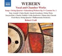 Anton Webern Webern: Vocal and Chamber Orchestra (CD) Album