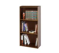 AntonaShop Libreria Colorata Componibile Modulare Legno MDF Laminato Mobile Scaffale (Noce)