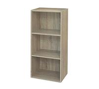 AntonaShop Libreria Colorata Componibile Modulare Legno MDF Laminato Mobile Scaffale (Rovere)