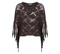 Antonelli Firenze - Brionia Fringed Sweater - -Knitwear -Donna -Marrone -S