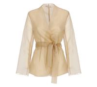 Antonelli Firenze - Elia Silk Jacket - - Jackets - Donna - Beige - S