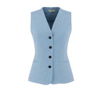 Antonelli Firenze, ,Jackets ,Donna ,Blu ,L Jesi Waistcoat