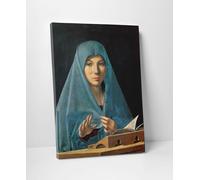 Antonello da Messina Annunciata di Palermo Stampa su Tela Vernice Pennellate
