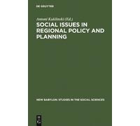 Antoni Kuklinsk Social Issues in Regional Policy and Plannin (Copertina rigida)