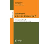Antonia Albani Advances in Enterprise Engineering VI (Tascabile)