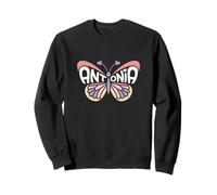 Antonia Butterfly - Personalizzato Carino Nome Word Art Felpa