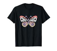 Antonia Butterfly - Personalizzato Carino Nome Word Art Maglietta