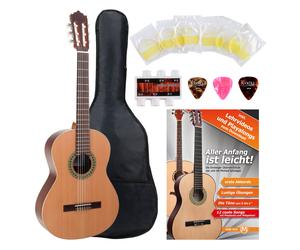 Antonia Calida GC201S Chitarra Classica Spagnola 7/8 con Custodia Cedro Massello
