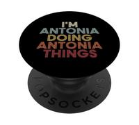 Antonia Name Antonia Personalized Name First Given PopSockets PopGrip Adesivo