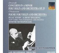Antonin Dvorák Dvorák: Concerto in a Minor for Violin and Orchestra, Op. 53 (CD)