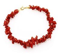 Antonino De Simone Bracciale con cheap piccolo in corallo rosso del Mediterraneo, montato in argento bianco 925. Il bracciale è lungo cm 19 e pesa circa 12 gr.
