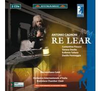 Antonio Cagnoni Antonio Cagnoni: Re Lear (CD) Album