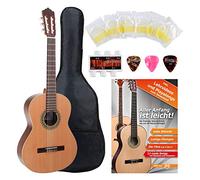 Antonia Calida GC201S Chitarra Classica Spagnola 7/8 con Custodia Cedro Massello