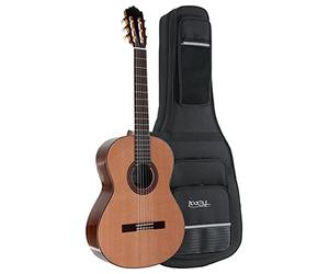 Antonio Calida GC203G 4/4 Chitarra classica Set con borsa morbida | Serie 203, Taglia: 4/4, Tavola: cedro massello canadese, Fondo e fasce: Blackwood, Manico: mogano, Larghezza capotasto: 52 mm
