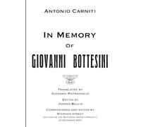 Antonio Carniti In Memory Of Giovanni Bottesini (Tascabile)