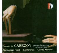 Antonio De Cabezon Antonio De Cabezon: Obras De Musica - Volume 4 (CD) Album