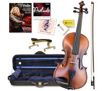 Antonio Giuliani Etude Violino 4/4 Full Size by Kennedy Violins - Custodia per il trasporto e accessori inclusi, in legno massello di acero e raccordi in ebano