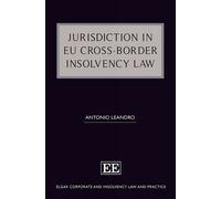 Antonio Leandro Jurisdiction in EU Cross-Border Insolvency La (Copertina rigida)