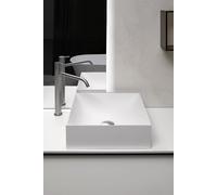 Antonio Lupi - Lavabo quadrato Stratos in Cristalmood - STRATOS1 : Colorazioni/materiali Lavabo Antonio Lupi - Flumood [Falena - Serena]
