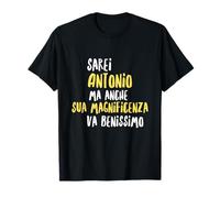Antonio Maglia Con Testo Divertente Uomo Ragazzo Bambino Maglietta