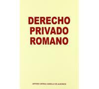 Antonio Ortega Carrillo de Albornoz Derecho privado romano