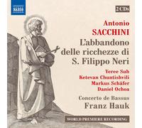 Antonio Sacchin Antonio Sacchini: L'abbandono Delle Ricchezze Di S. Filippo (CD)