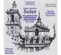 Antonio Soler - Padre Antonio Soler: The Quintets for Harpsichord & String Quartet No. 4, 5 & 6 by Antonio Soler (1997-04-08)