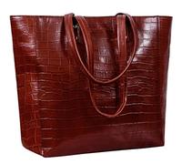 Antonio Valeria Alexis Borsa in pelle stampata rosso scuro per le donne