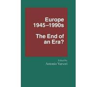 Antonio Varsori Europe 1945-1990s (Copertina rigida)