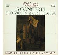 Antonio Vivaldi - 5 Concerti For Violin & Orchestra [Vinyl LP]