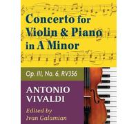 Antonio Vivaldi Vivaldi Antonio Concerto in a minor Op 3 No. 6 RV 35 (Tascabile)