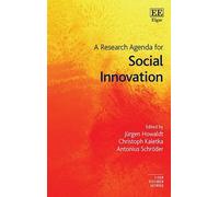 Antonius Schröder A Research Agenda for Social Innovation (Copertina rigida)