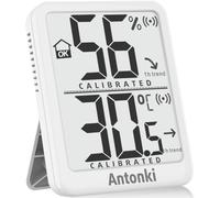 Antonki Termometro Ambiente Interno, Igrometro Digitale per Ambiente Misuratore di Umidità e Temperatura Interno per Casa, Asilo Nido, Terrario, Incubatrice, Serra