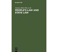 Antony Allott People's Law and state law (Copertina rigida)