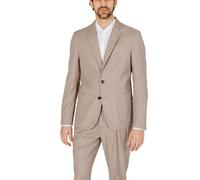 Antony Morato Beige Polyester Blazer - IT56 | 3XL