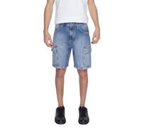 Antony Morato Blue Cotton Bermuda Shorts - W31