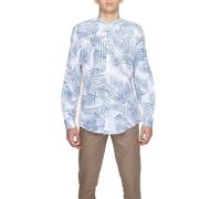 Antony Morato Blue Cotton Pattern Shirt - IT50 | L