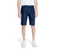 Antony Morato Blue Linen Bermuda Shorts - 48/32 (w34)