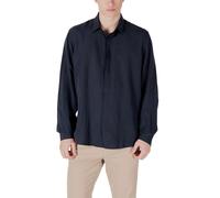 Antony Morato Blue Lyocell Shirt - IT52 | XL