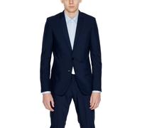 Antony Morato Blue Polyester Blazer - IT56 | 3XL