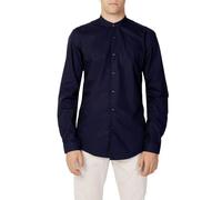 Antony Morato Camicia Manica Lunga Uomo Seoul Slim Fit mmsl00692-fa400078 46 (s) Blu