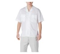 Antony Morato, ,Shirts ,Uomo ,Bianco ,2XL Camicia bianca con scollo a V e tasche frontali