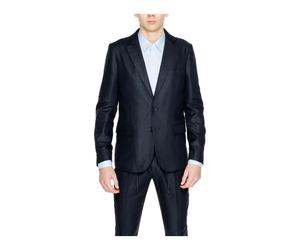 Antony Morato, ,Suits ,Uomo ,Nero ,S Blazer nero in lino con scollo a V