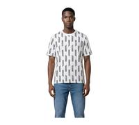 Antony Morato - T-Shirt Stampata a Maniche Corte con Girocollo - -Tops -Uomo -Blu -2XL